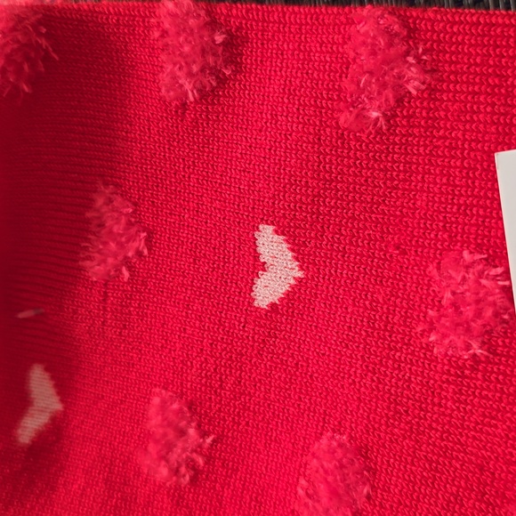 MIXIT BRAND WOMEN'S HEARTS VALENTINES BUNDLE OF 2 CREW SOCKS FITS SHOE SIZE 4-10 - Picture 3 of 7